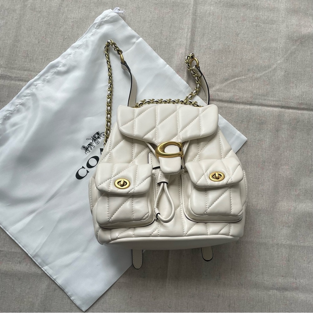 Coach Quilted Leather Backpack